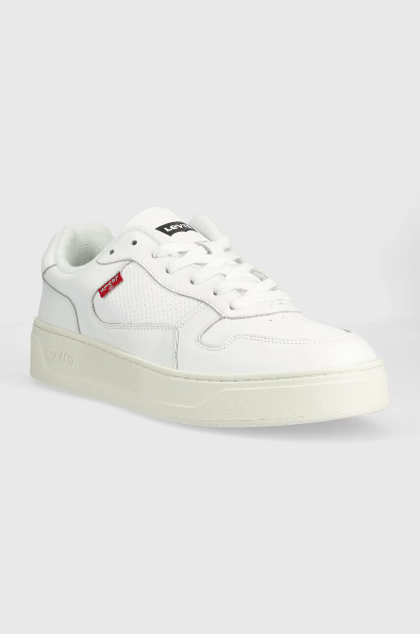 Levi's Кожени маратонки Glide в бяло D7521.0001 - Pepit.bg