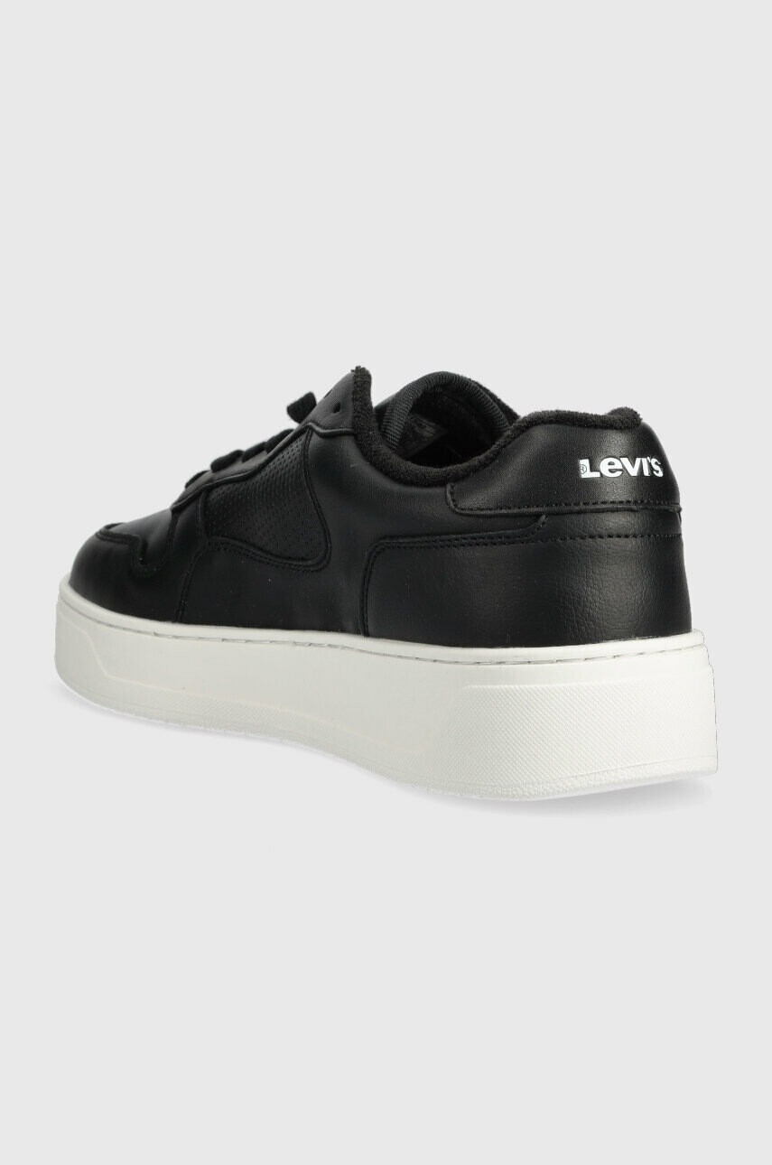 Levi's Кожени маратонки Glide в черно D7521.0002 - Pepit.bg