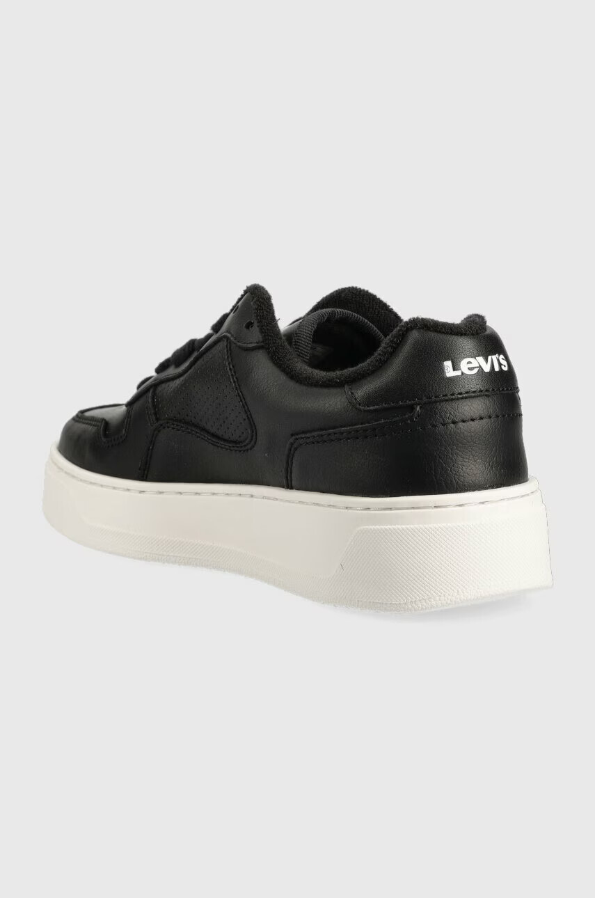 Levi's Кожени маратонки Glide S в черно D7522.0002 - Pepit.bg
