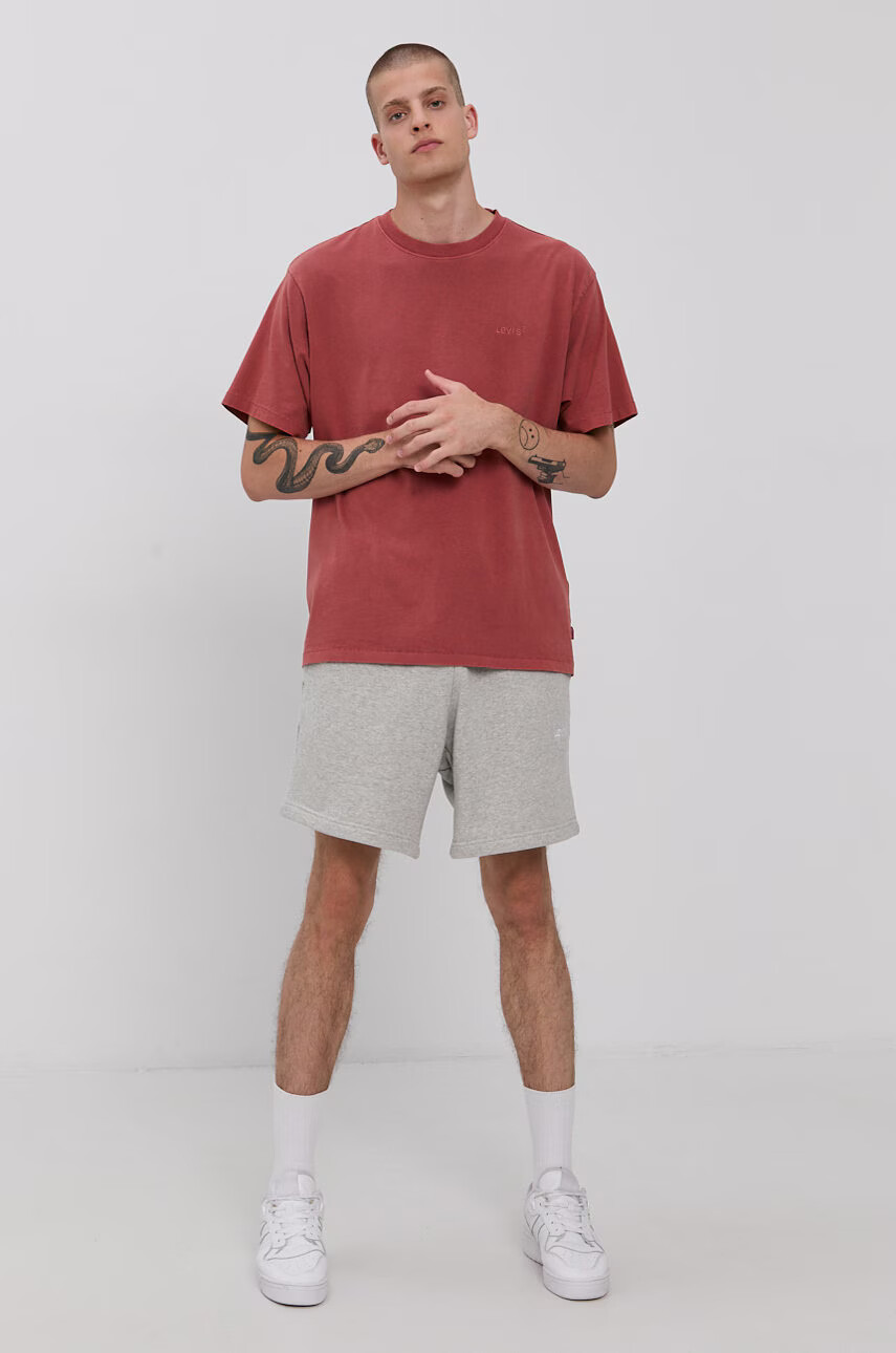 Levi's Къс панталон мъжки в сиво - Pepit.bg