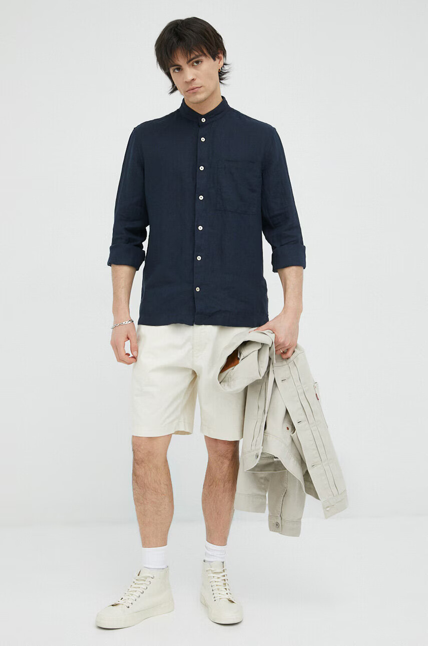 Levi's Къс панталон с лен в бежово - Pepit.bg