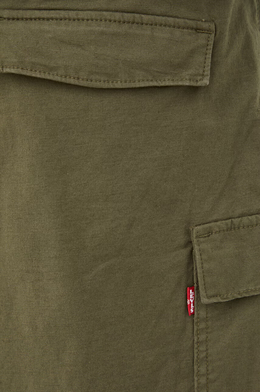 Levi's Къс панталон с лен в зелено - Pepit.bg