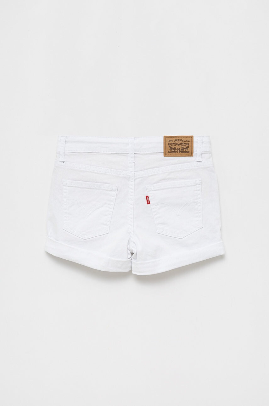 Levi's Къси панталони в бяло с изчистен дизайн - Pepit.bg