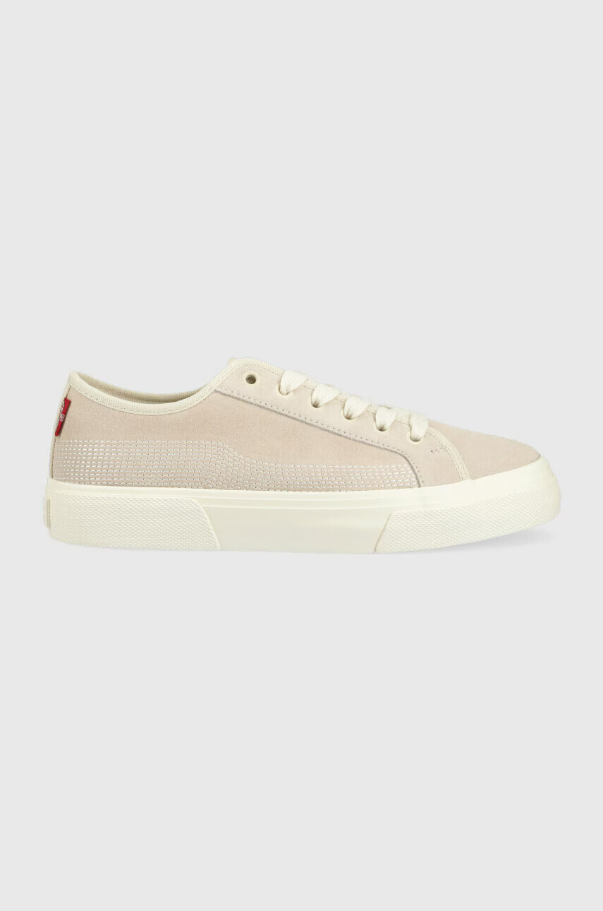 Levi's Ниски кецове Decon Plus Lace S в бежово D6540.0003 - Pepit.bg