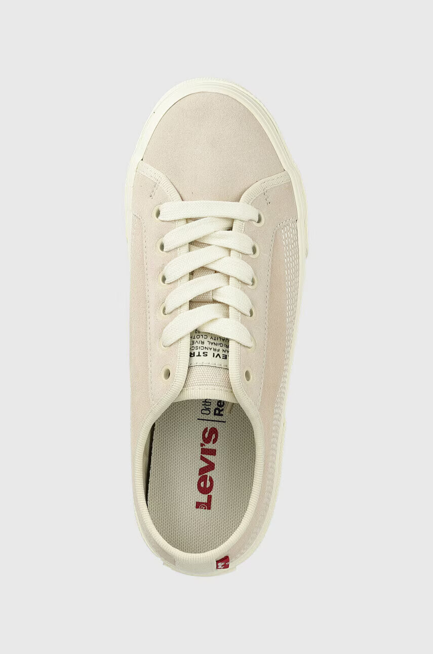 Levi's Ниски кецове Decon Plus Lace S в бежово D6540.0003 - Pepit.bg