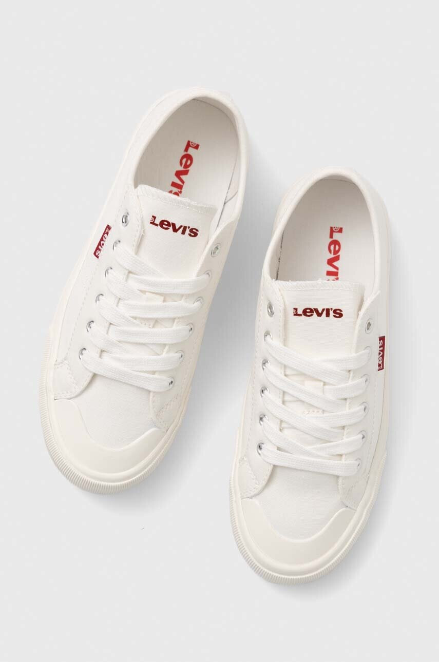 Levi's Ниски кецове Hernandez 3.0 S в бяло D7530.0003 - Pepit.bg