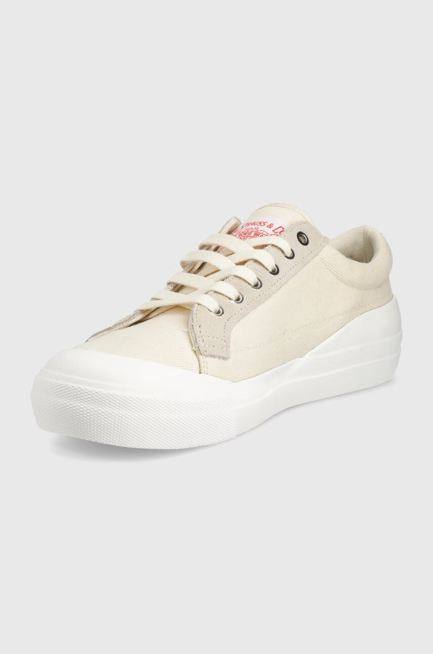 Levi's Ниски кецове Ls1 Low мъжки в бежово - Pepit.bg