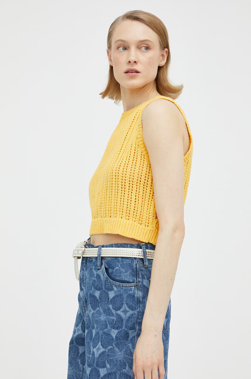 Levi's Памучен елек в жълто - Pepit.bg