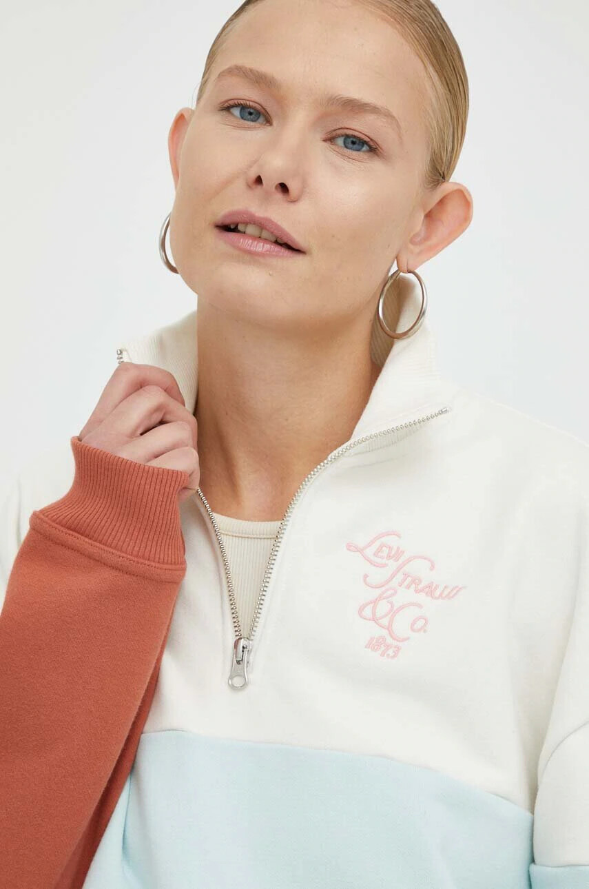 Levi's Памучен суичър с десен - Pepit.bg