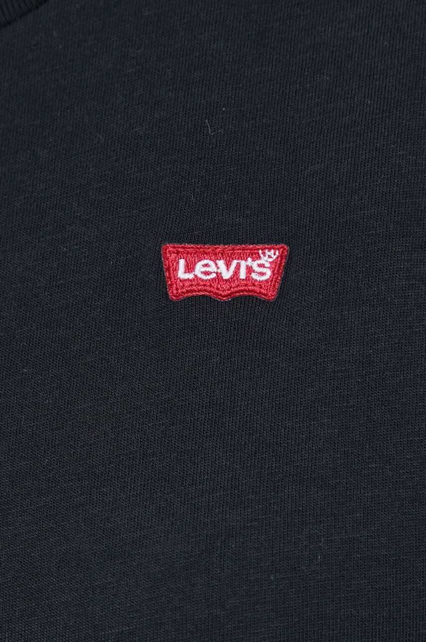 Levi's Памучен топ в черно - Pepit.bg