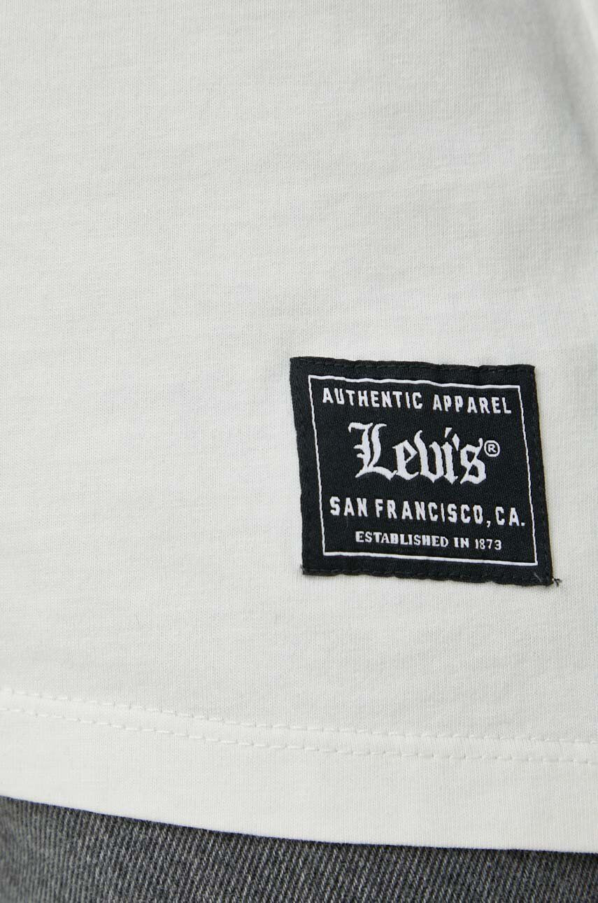 Levi's Памучна блуза с дълги ръкави в бежово - Pepit.bg