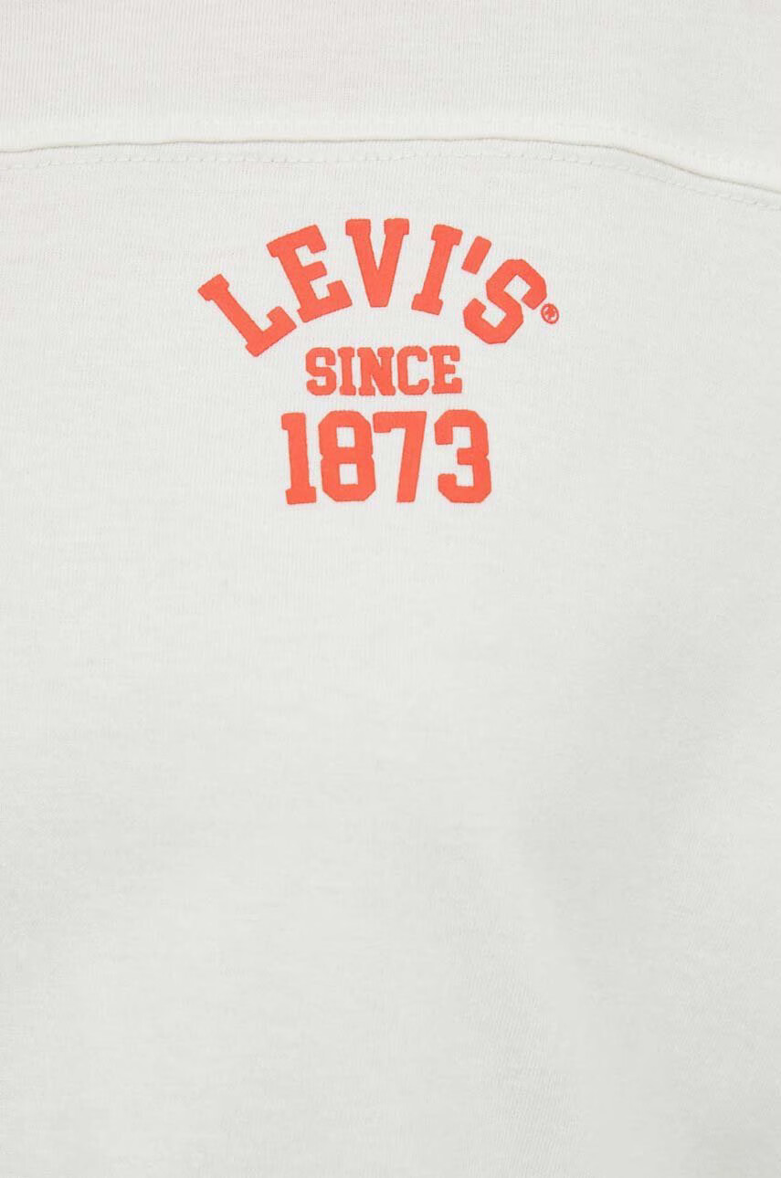 Levi's Памучна блуза с дълги ръкави в бяло - Pepit.bg