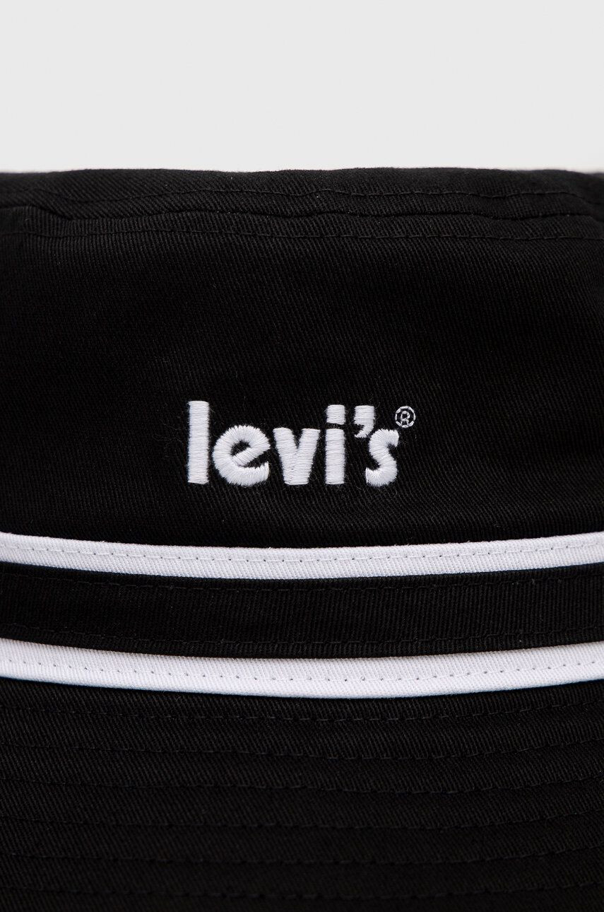 Levi's Памучна капела в черно от памук - Pepit.bg