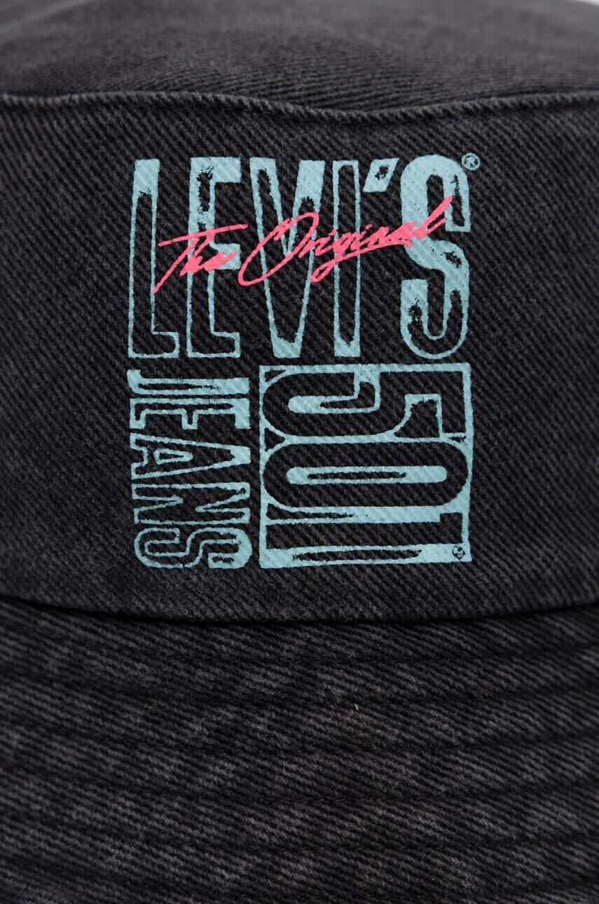 Levi's Памучна капела в сиво от памук - Pepit.bg