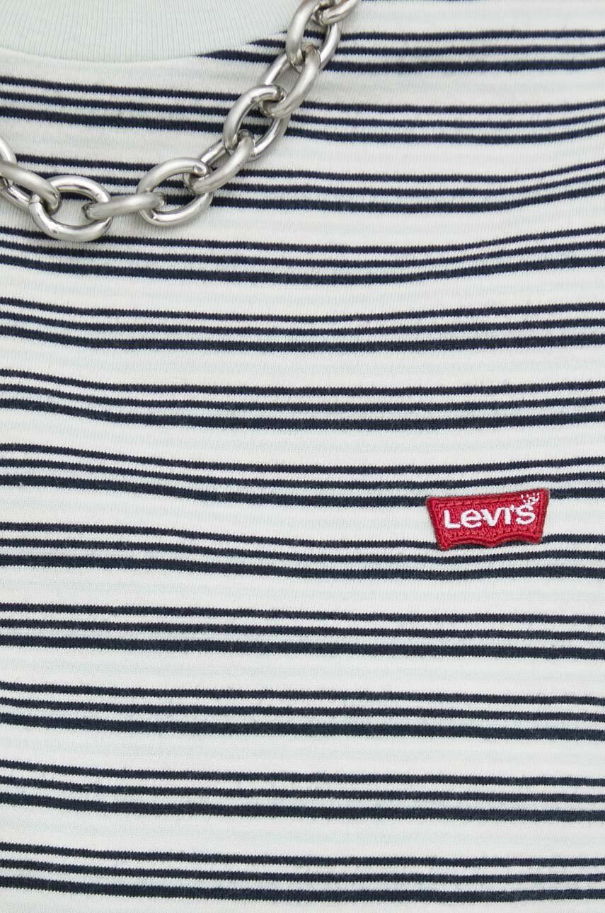 Levi's Памучна тениска в синьо - Pepit.bg