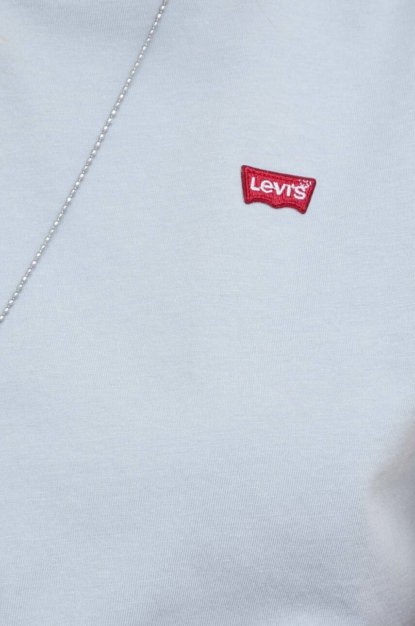 Levi's Памучна тениска в синьо - Pepit.bg