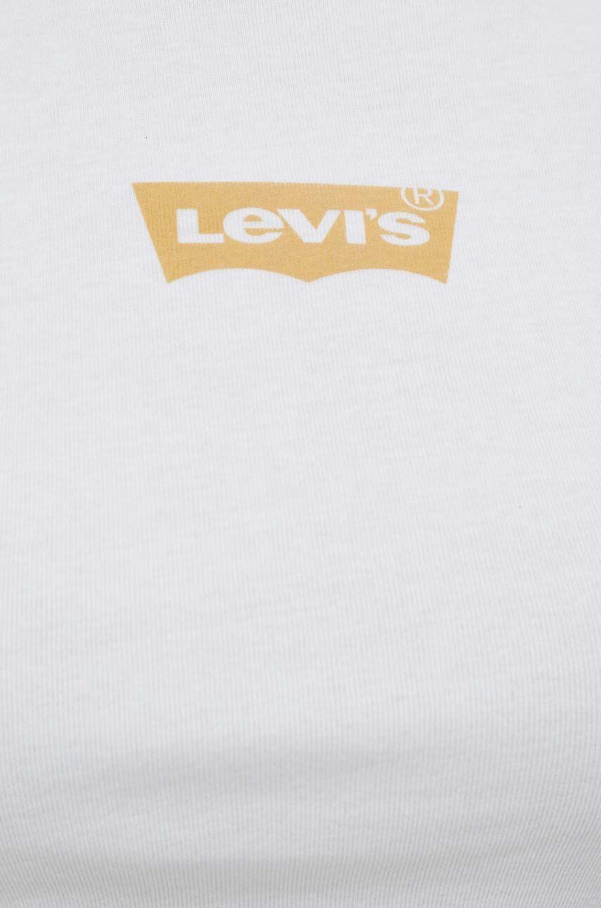 Levi's Памучна тениска в бяло - Pepit.bg