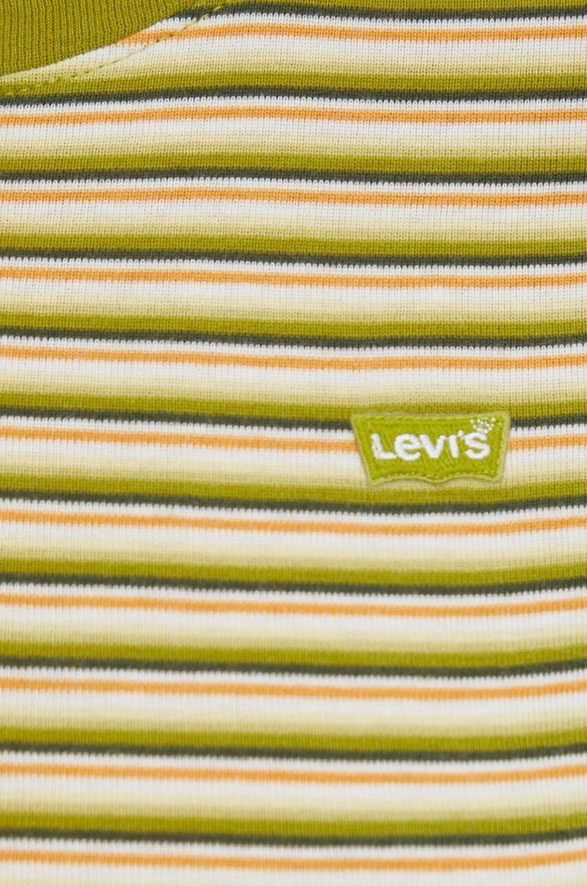 Levi's Памучна тениска в зелено - Pepit.bg