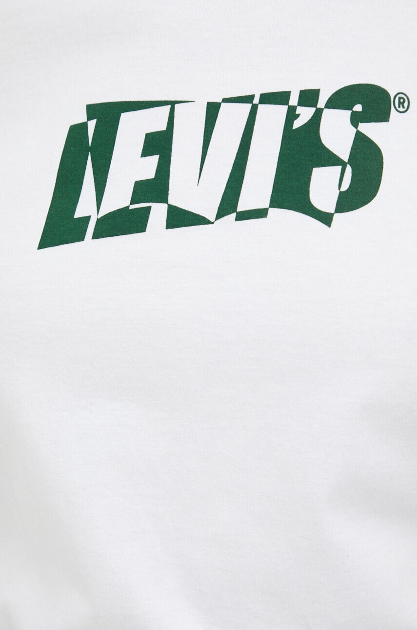 Levi's Памучна тениска в бяло - Pepit.bg