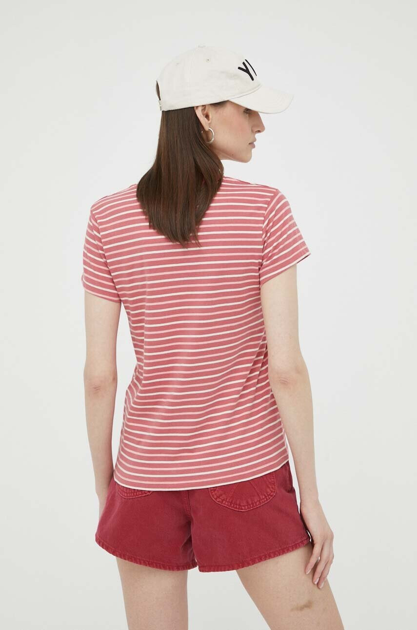Levi's Памучна тениска в червено - Pepit.bg