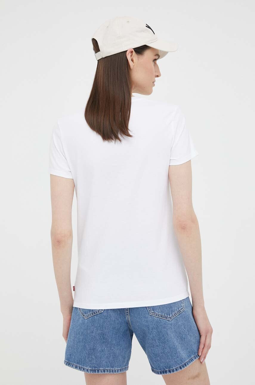 Levi's Памучна тениска в бяло - Pepit.bg