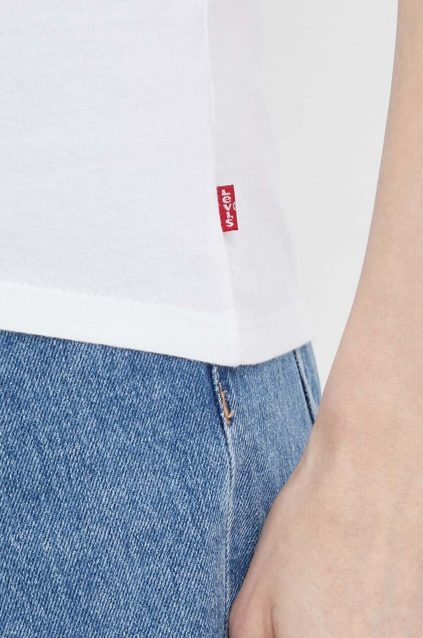 Levi's Памучна тениска в бяло - Pepit.bg