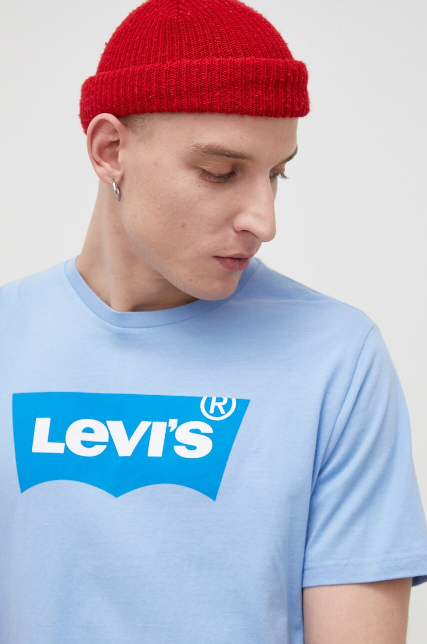 Levi's Памучна тениска с принт - Pepit.bg