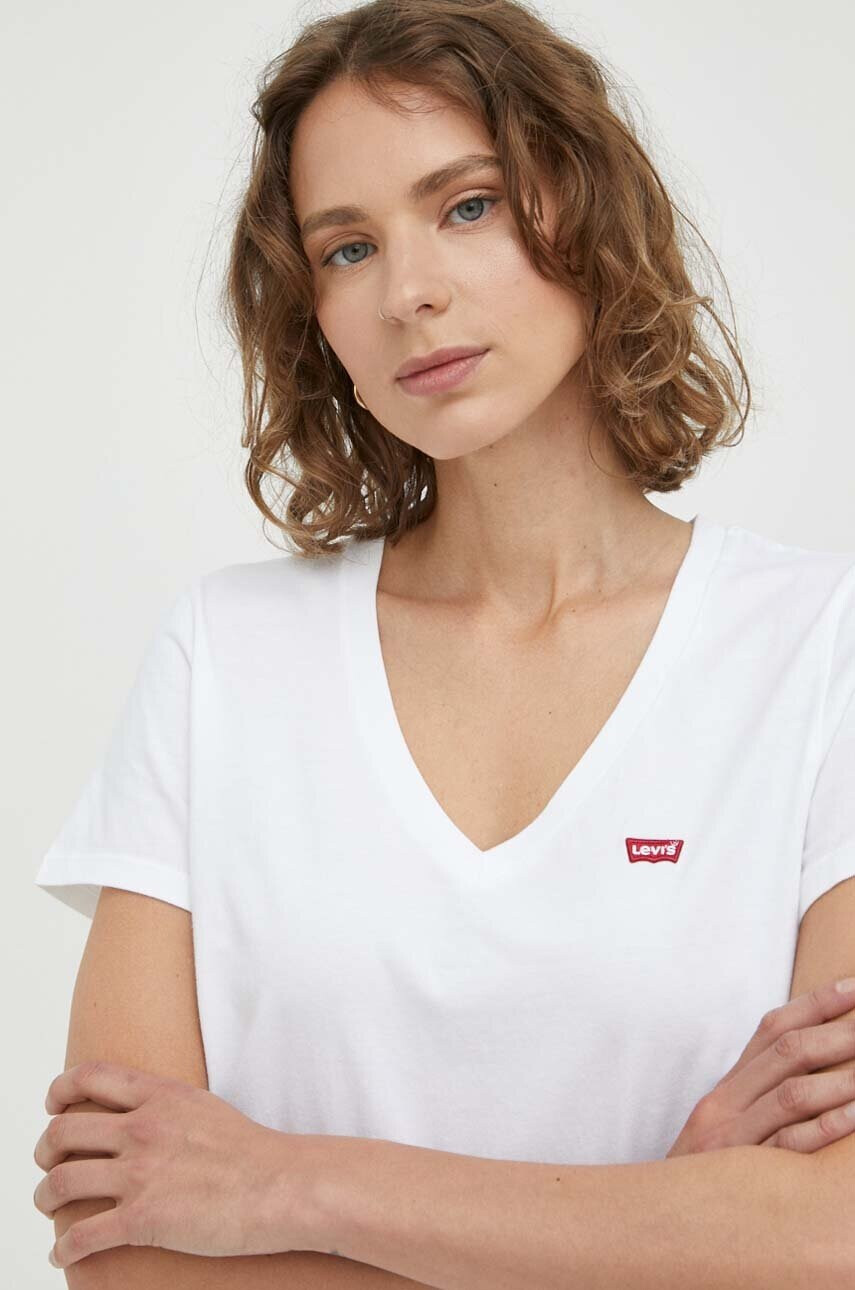 Levi's Памучна тениска (2 броя) в бяло - Pepit.bg
