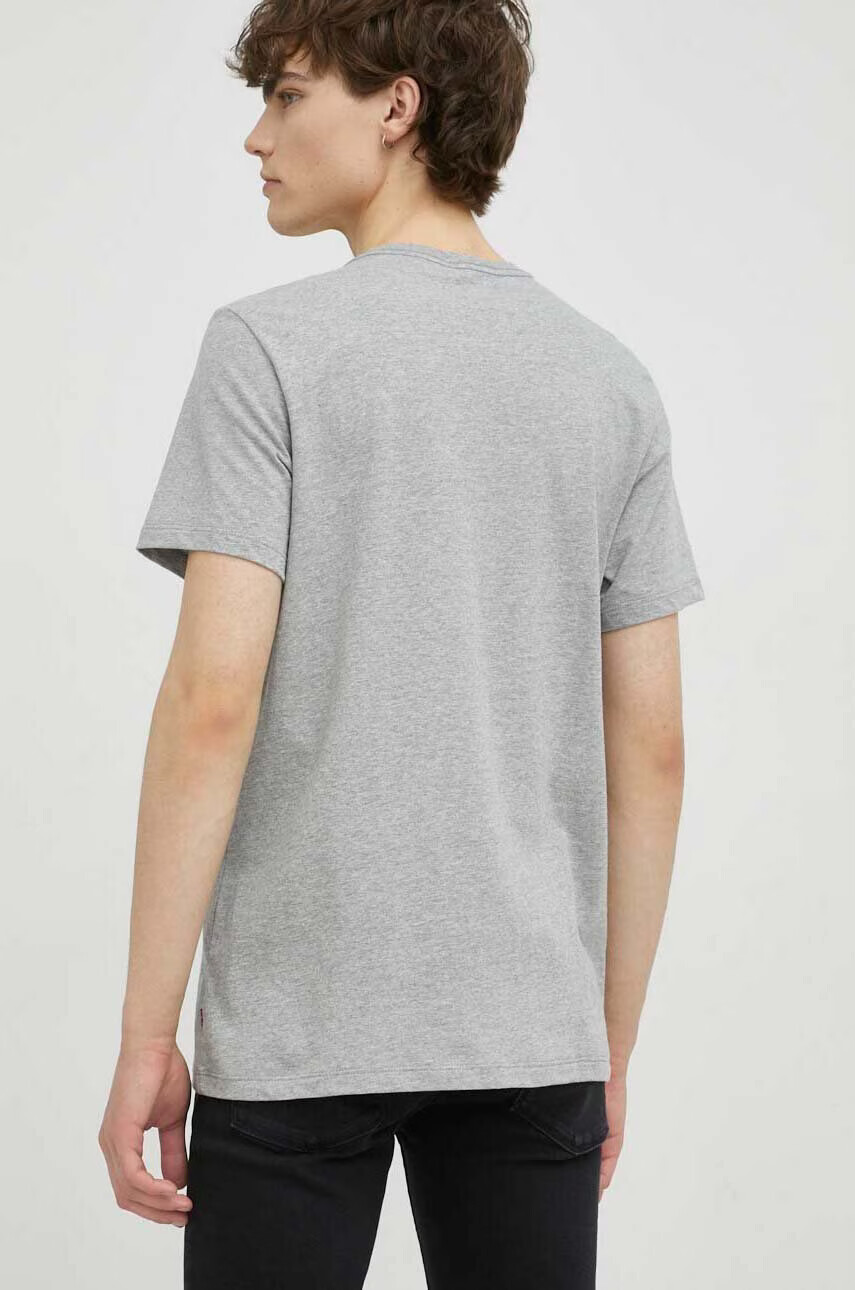 Levi's Памучна тениска (2 броя) в черно с принт - Pepit.bg