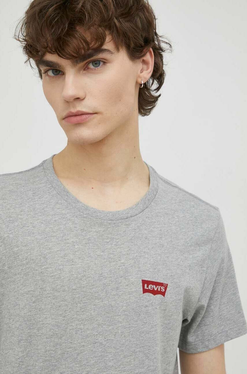 Levi's Памучна тениска (2 броя) в черно с принт - Pepit.bg
