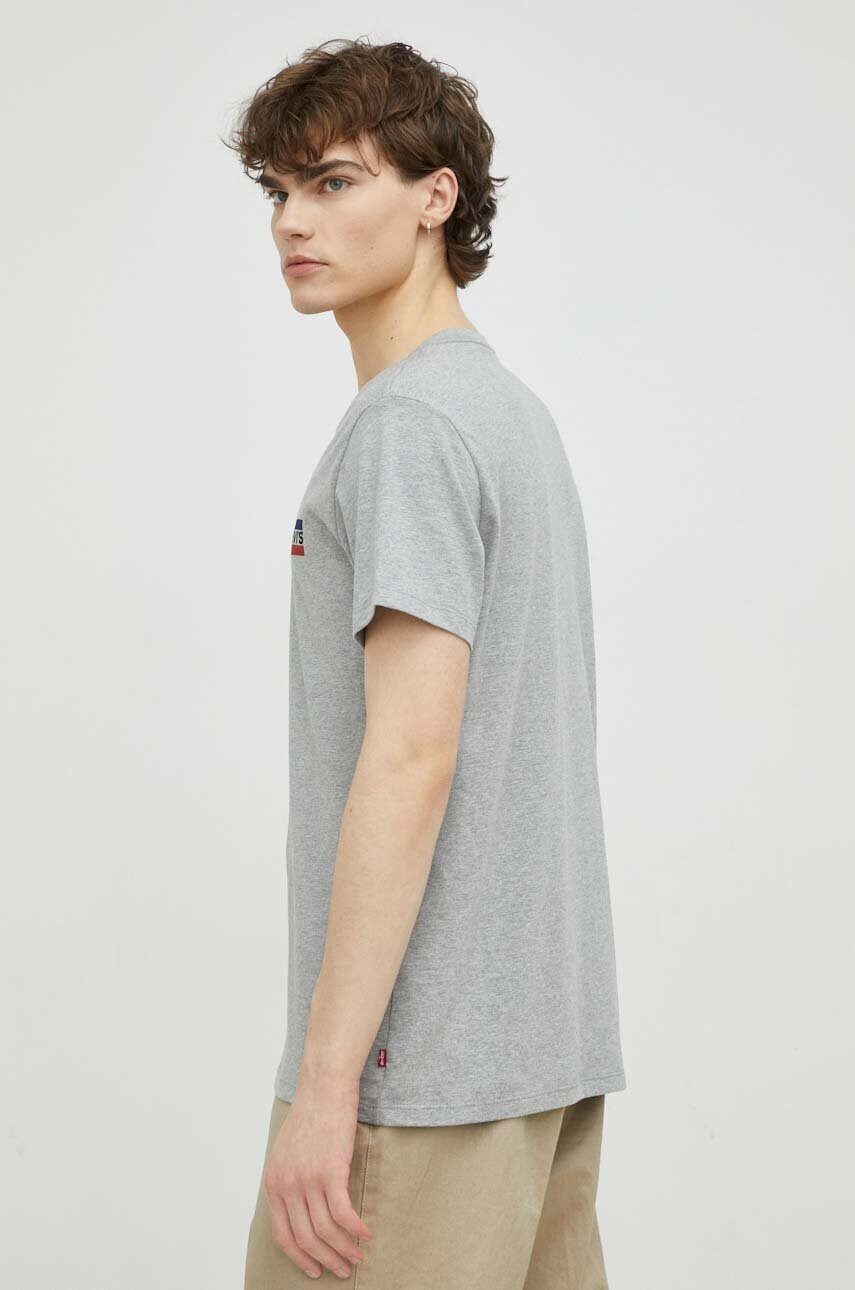 Levi's Памучна тениска (2 броя) в черно с принт - Pepit.bg