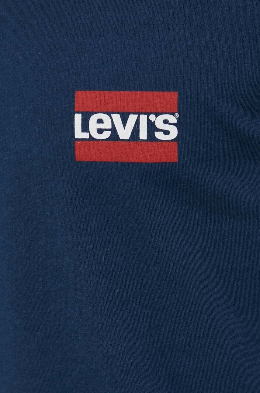 Levi's Памучна тениска (2 броя) в черно с принт - Pepit.bg