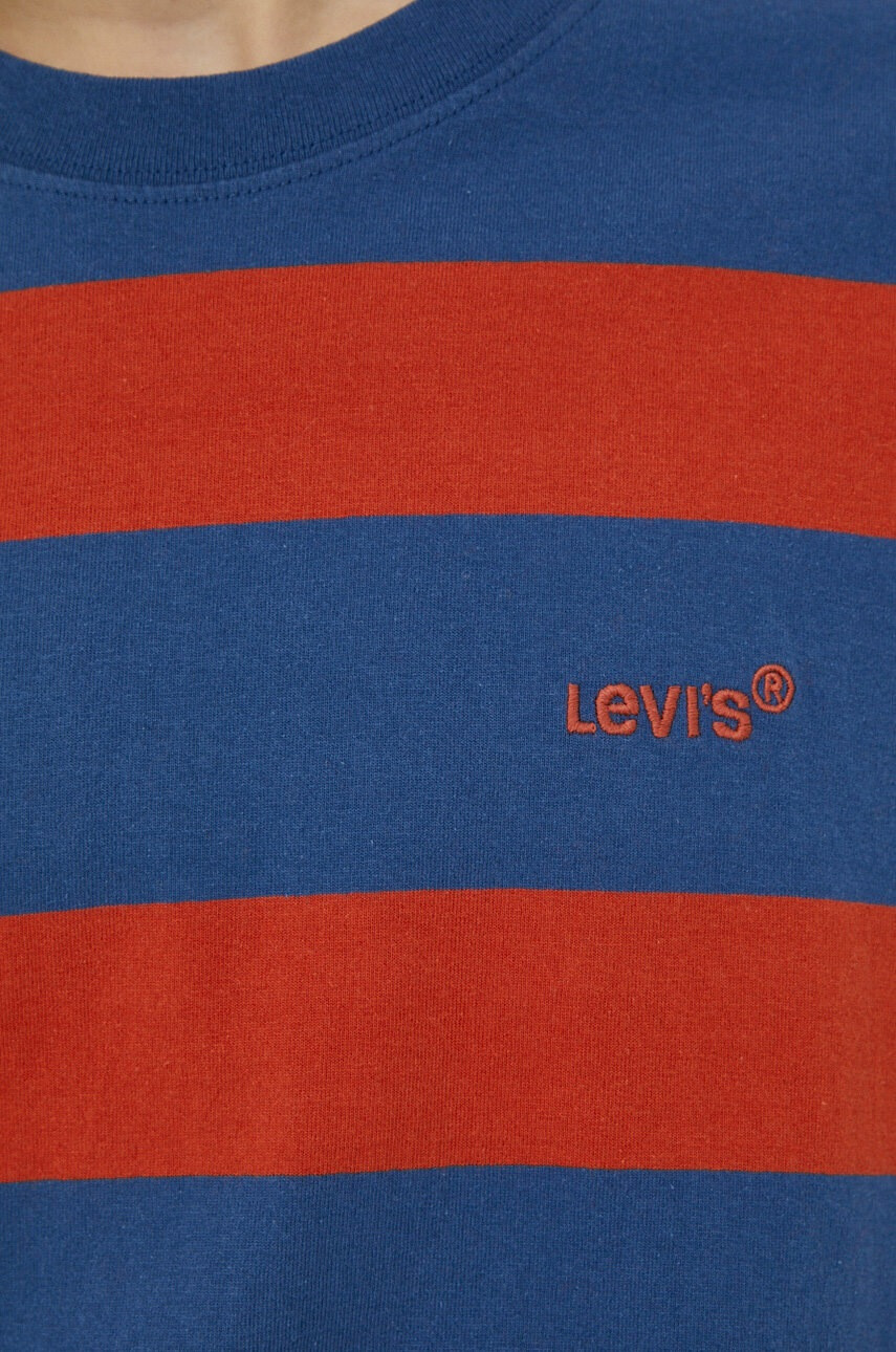 Levi's Памучна тениска с десен - Pepit.bg