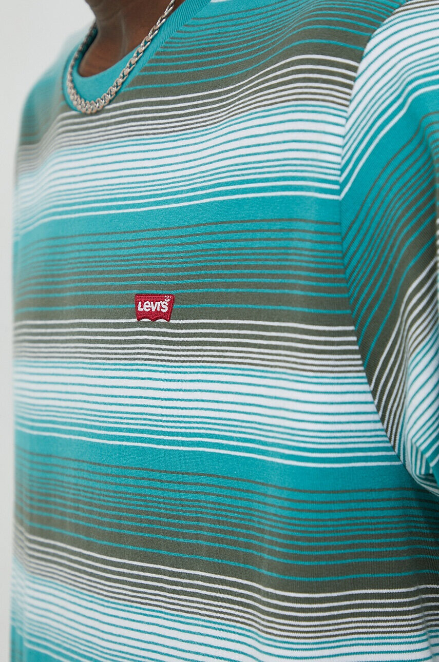 Levi's Памучна тениска С десен - Pepit.bg