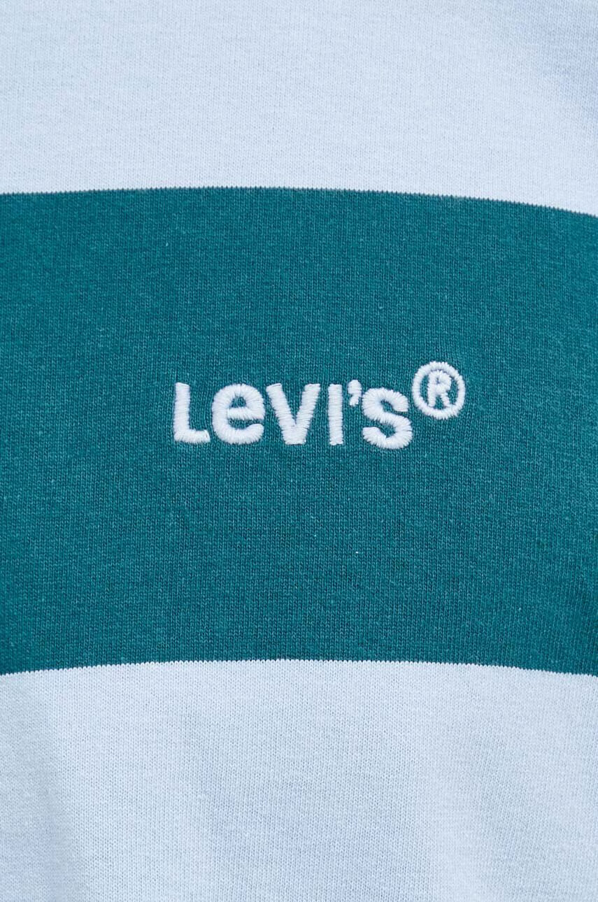 Levi's Памучна тениска с десен - Pepit.bg