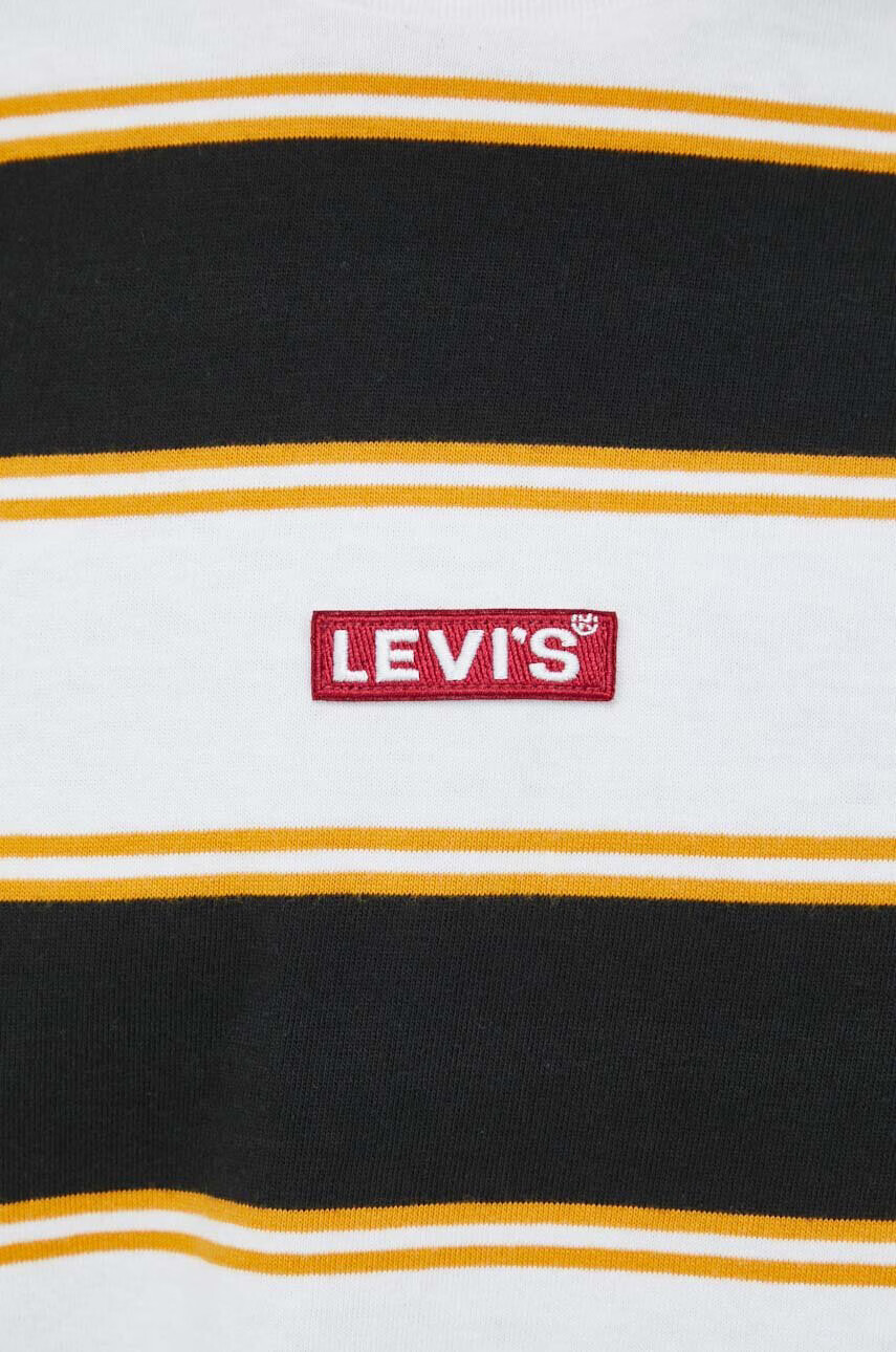 Levi's Памучна тениска с десен - Pepit.bg