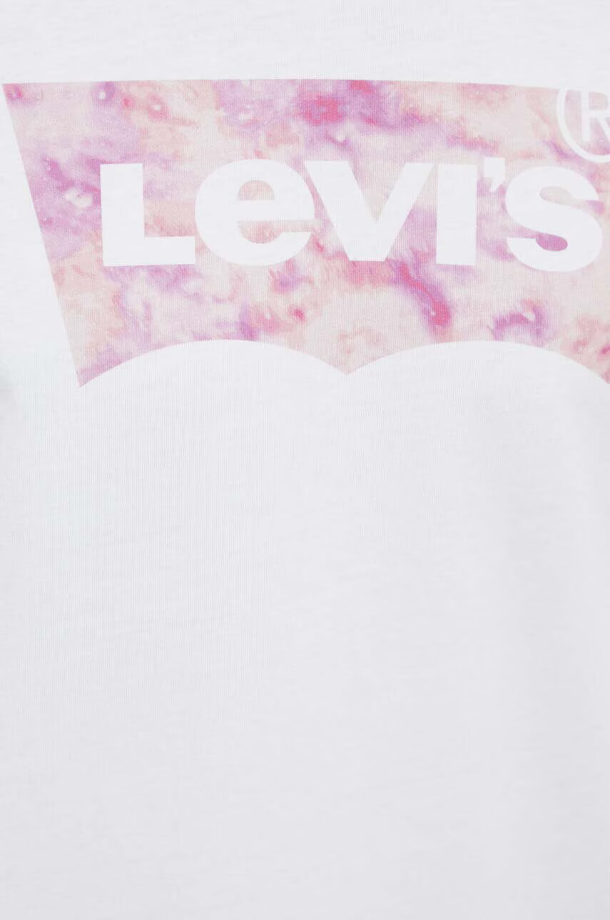 Levi's Памучна тениска в бяло с принт - Pepit.bg