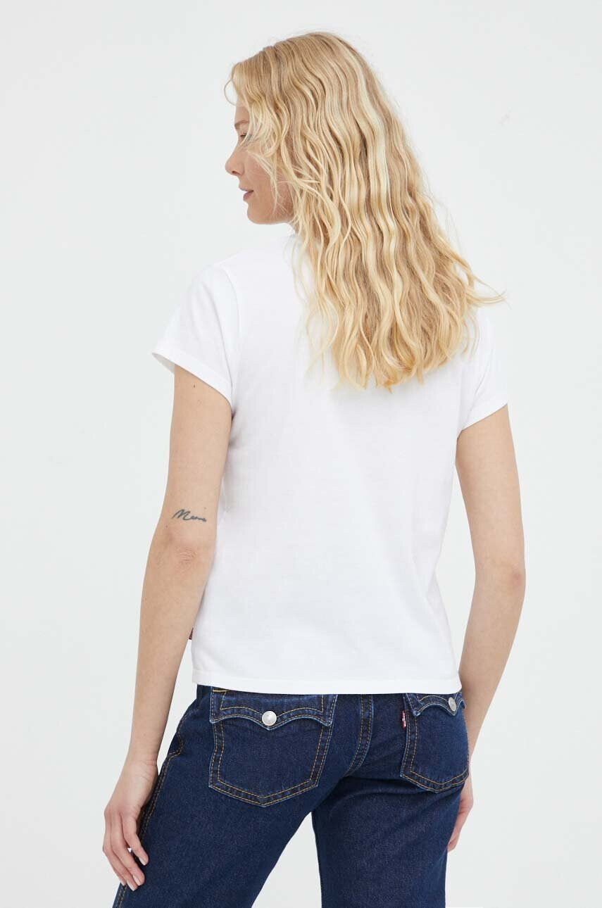 Levi's Памучна тениска в бяло - Pepit.bg