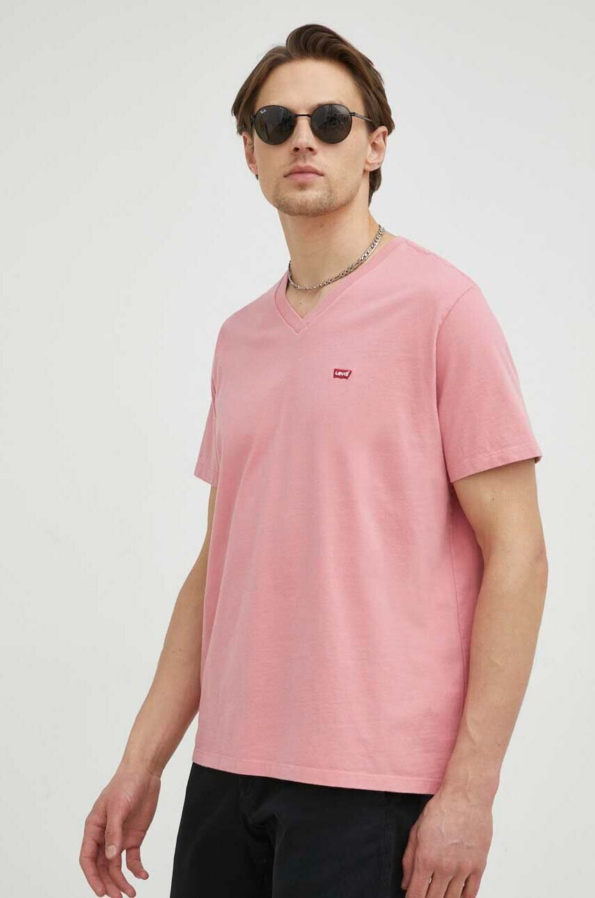 Levi's Памучна тениска в бяло с принт - Pepit.bg