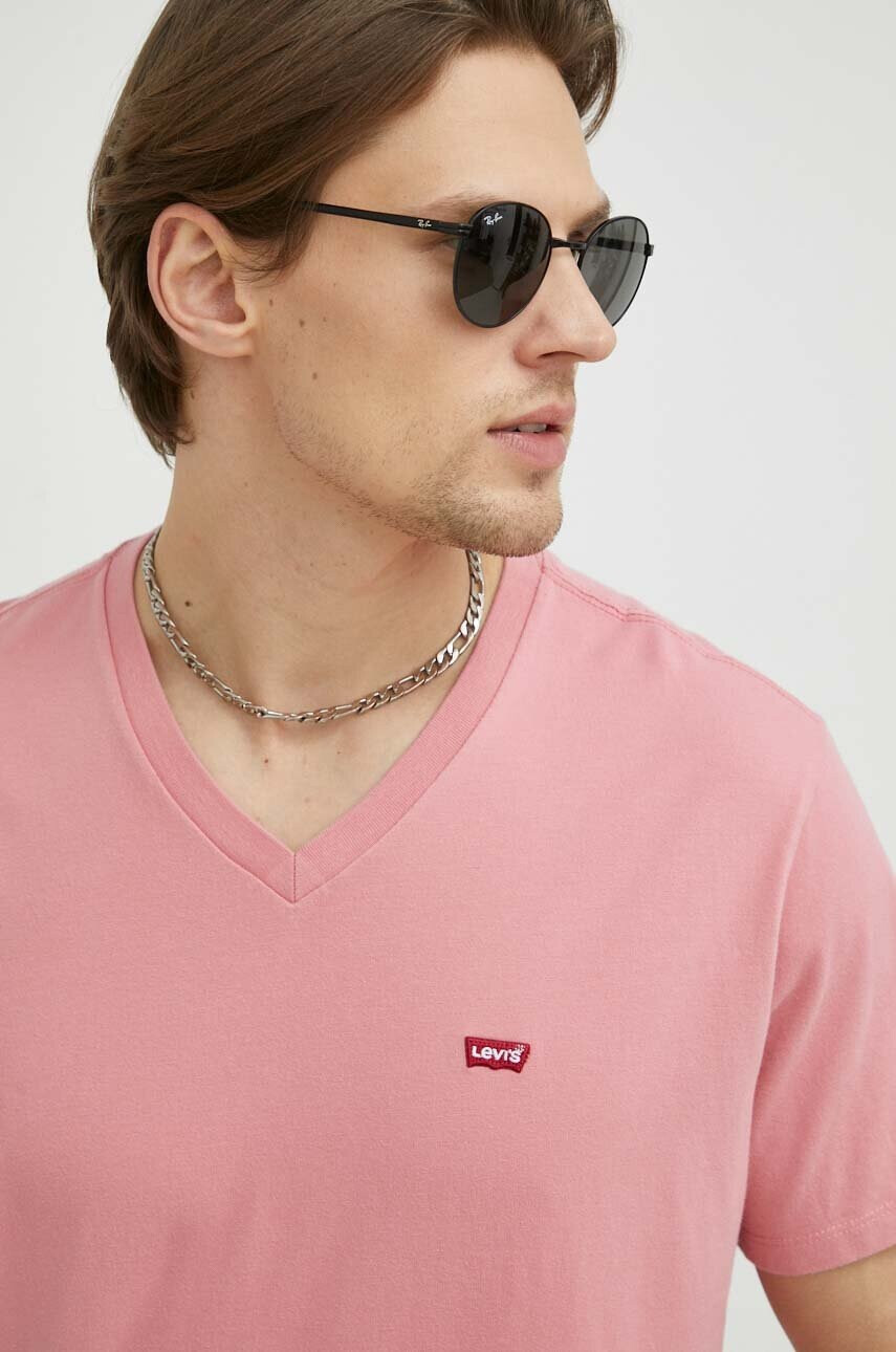 Levi's Памучна тениска в бяло с принт - Pepit.bg
