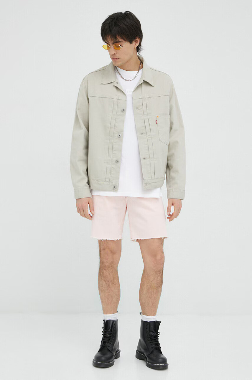 Levi's Памучна тениска в бяло с апликация - Pepit.bg