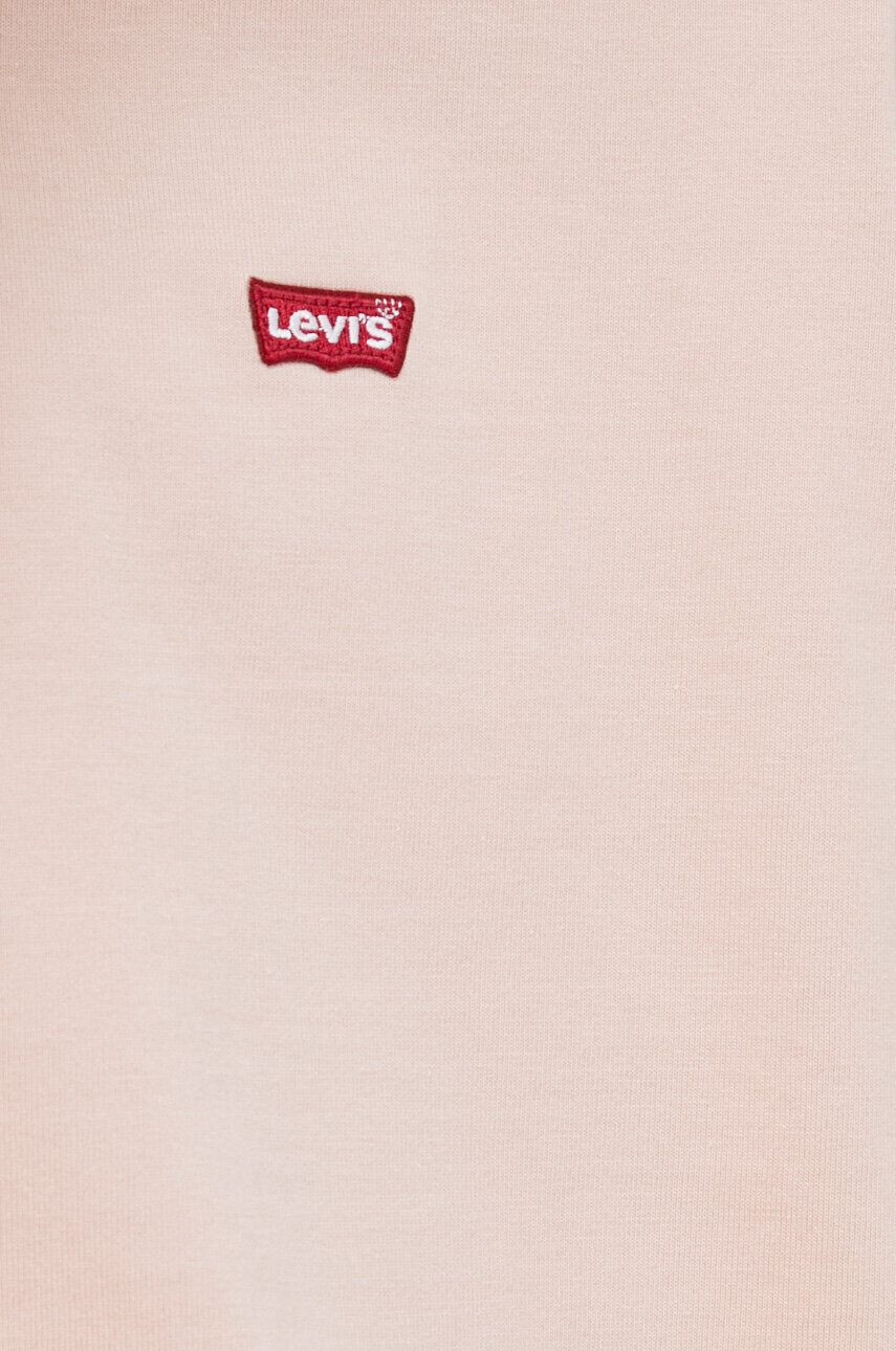 Levi's Памучна тениска в розово с изчистен дизайн - Pepit.bg