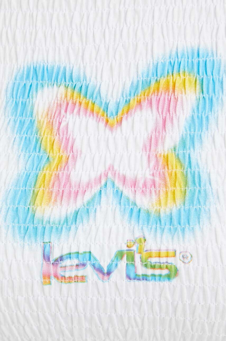 Levi's Памучна тениска в бяло - Pepit.bg