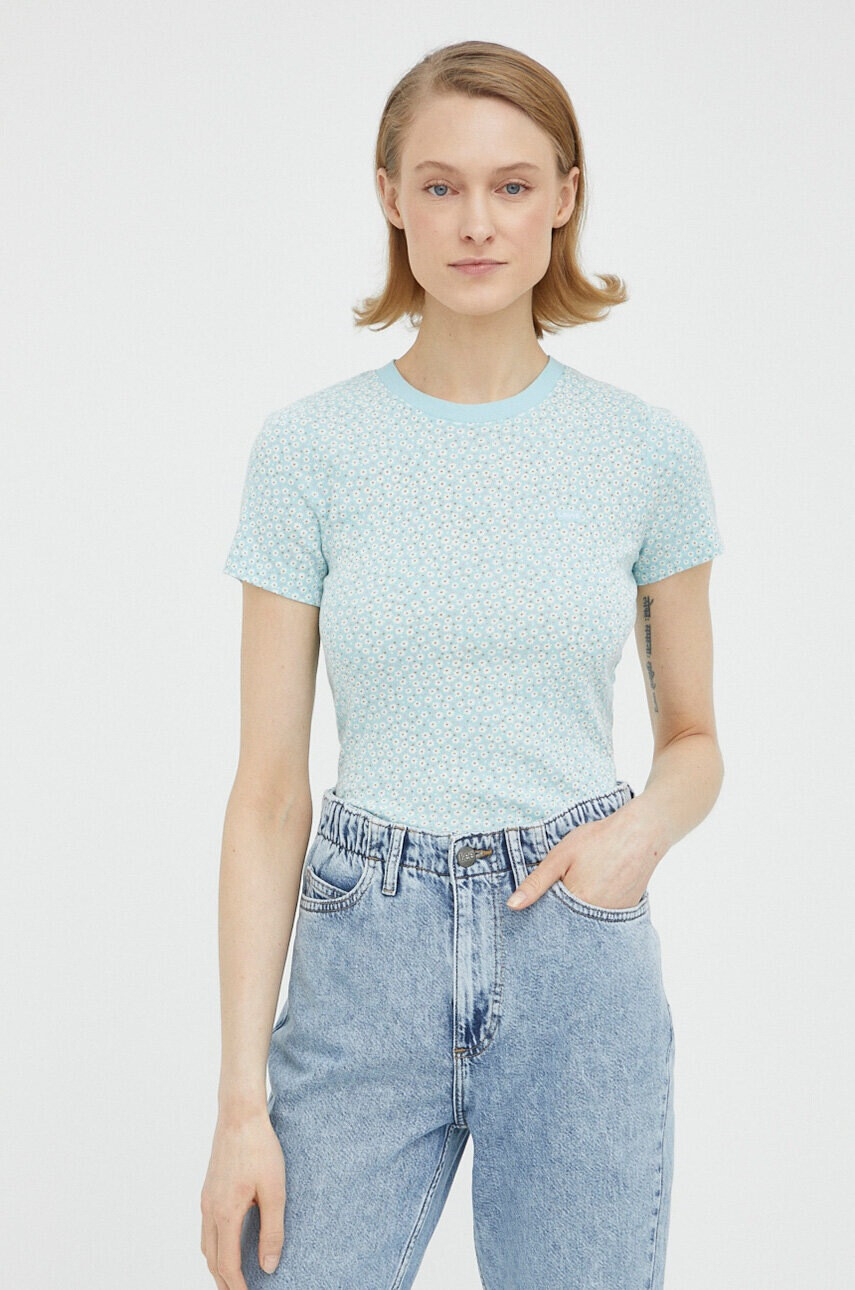 Levi's Памучна тениска в синьо - Pepit.bg