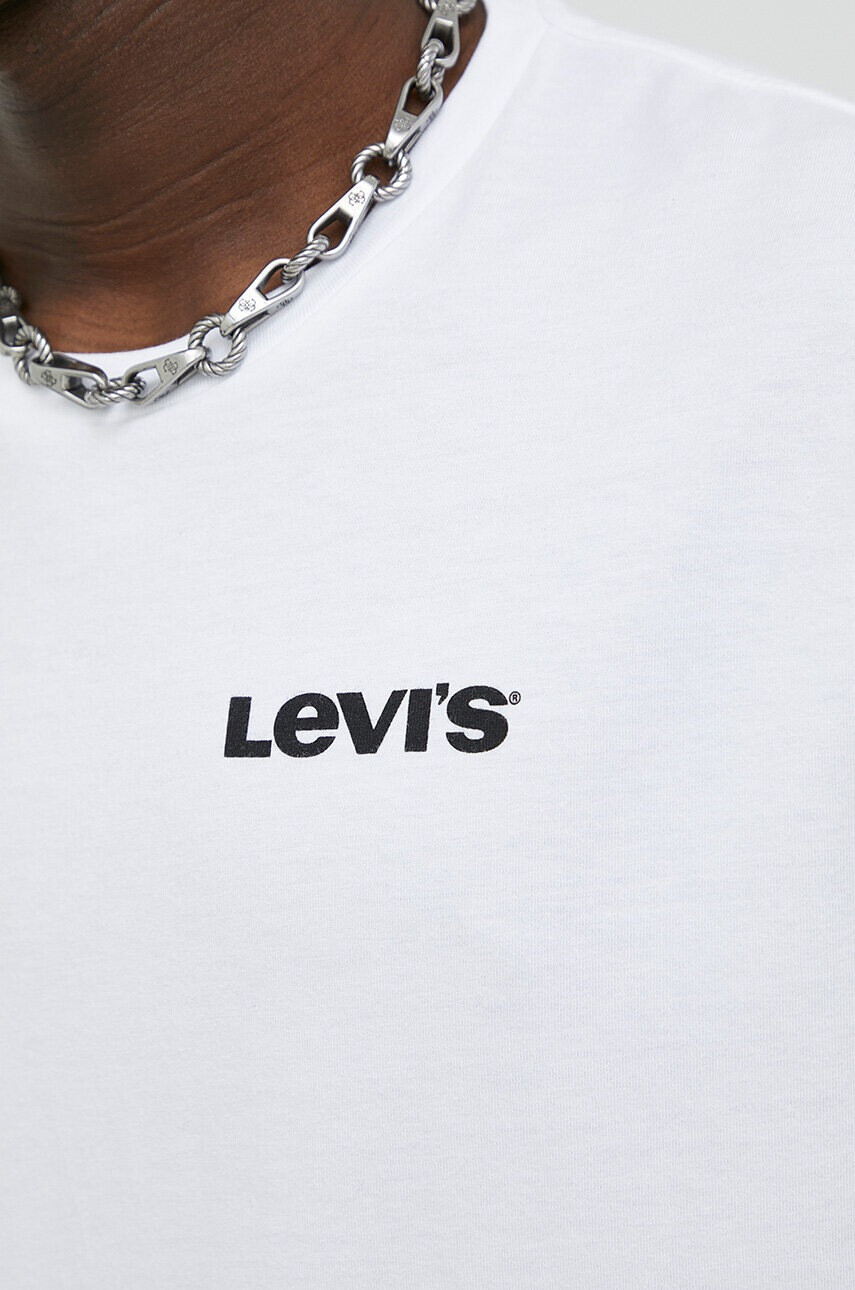 Levi's Памучна тениска в бяло с принт - Pepit.bg