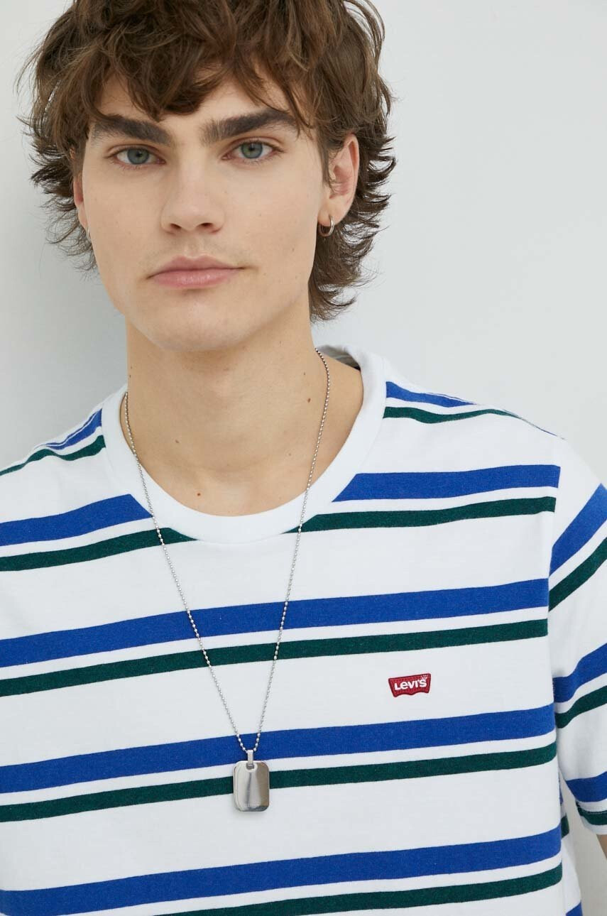 Levi's Памучна тениска с десен - Pepit.bg