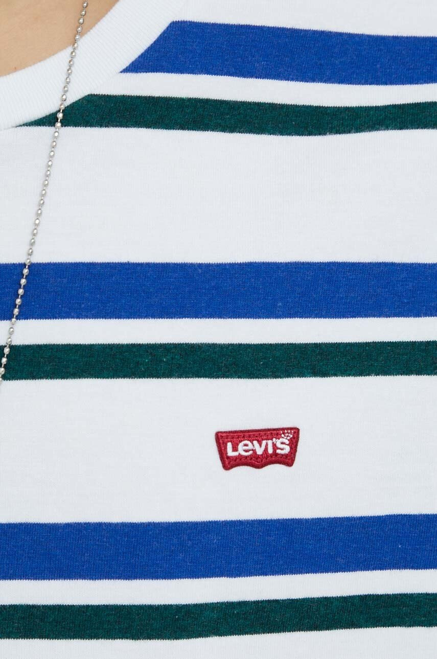 Levi's Памучна тениска с десен - Pepit.bg
