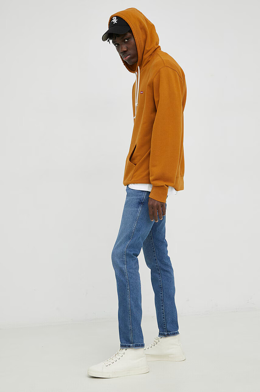 Levi's Памучна тениска В бяло с апликация - Pepit.bg