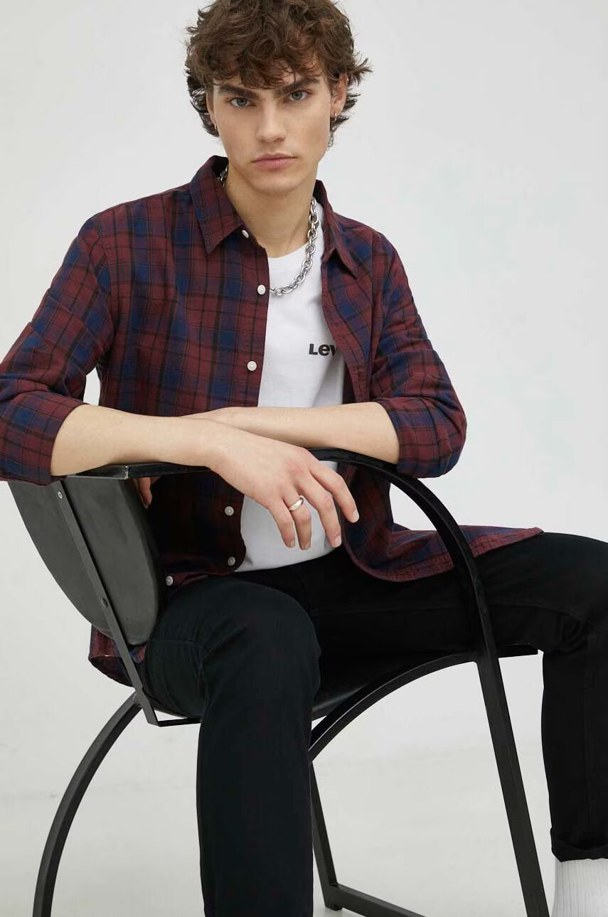 Levi's Памучна тениска в бяло с принт - Pepit.bg