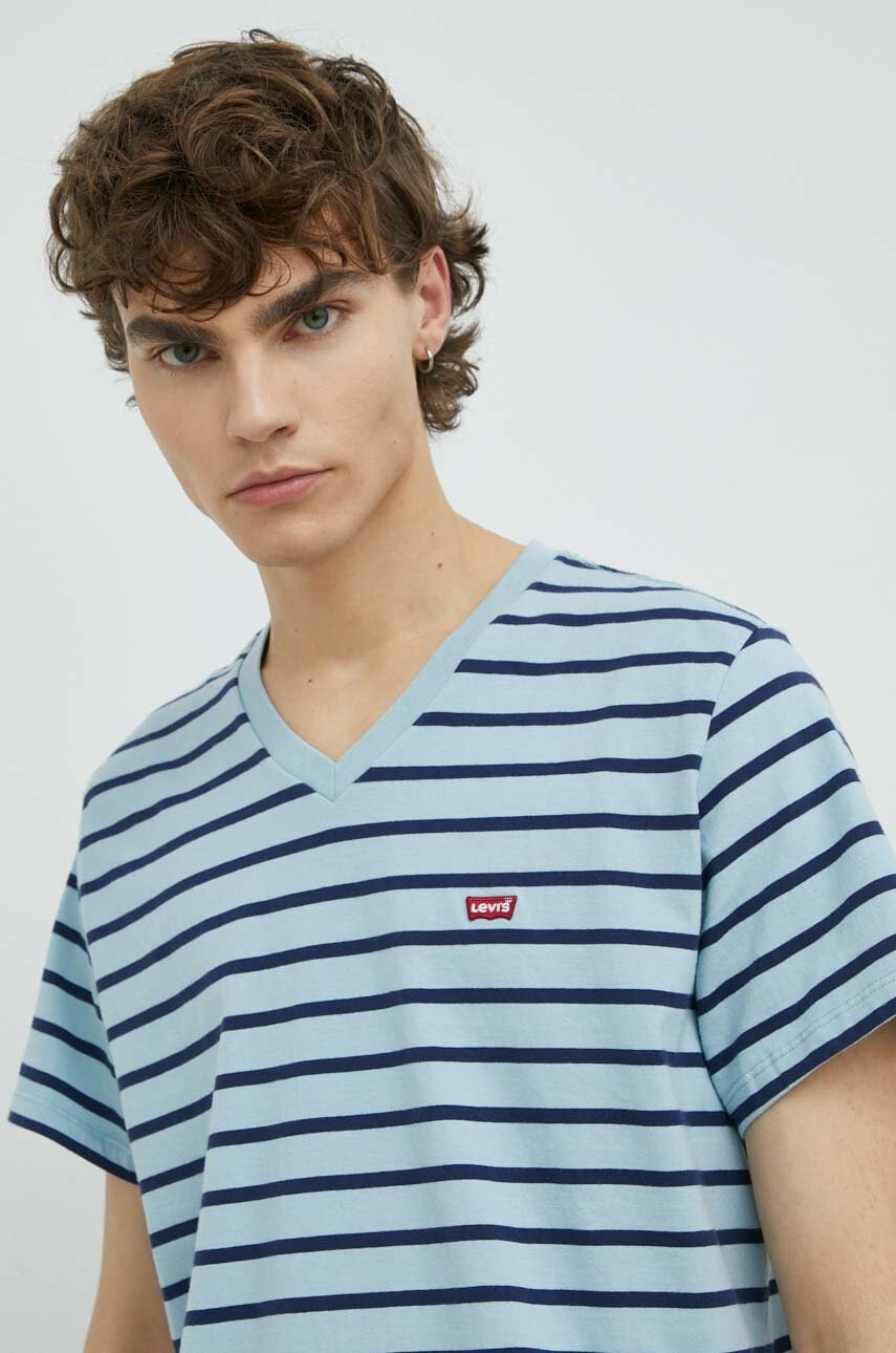 Levi's Памучна Тениска с десен - Pepit.bg